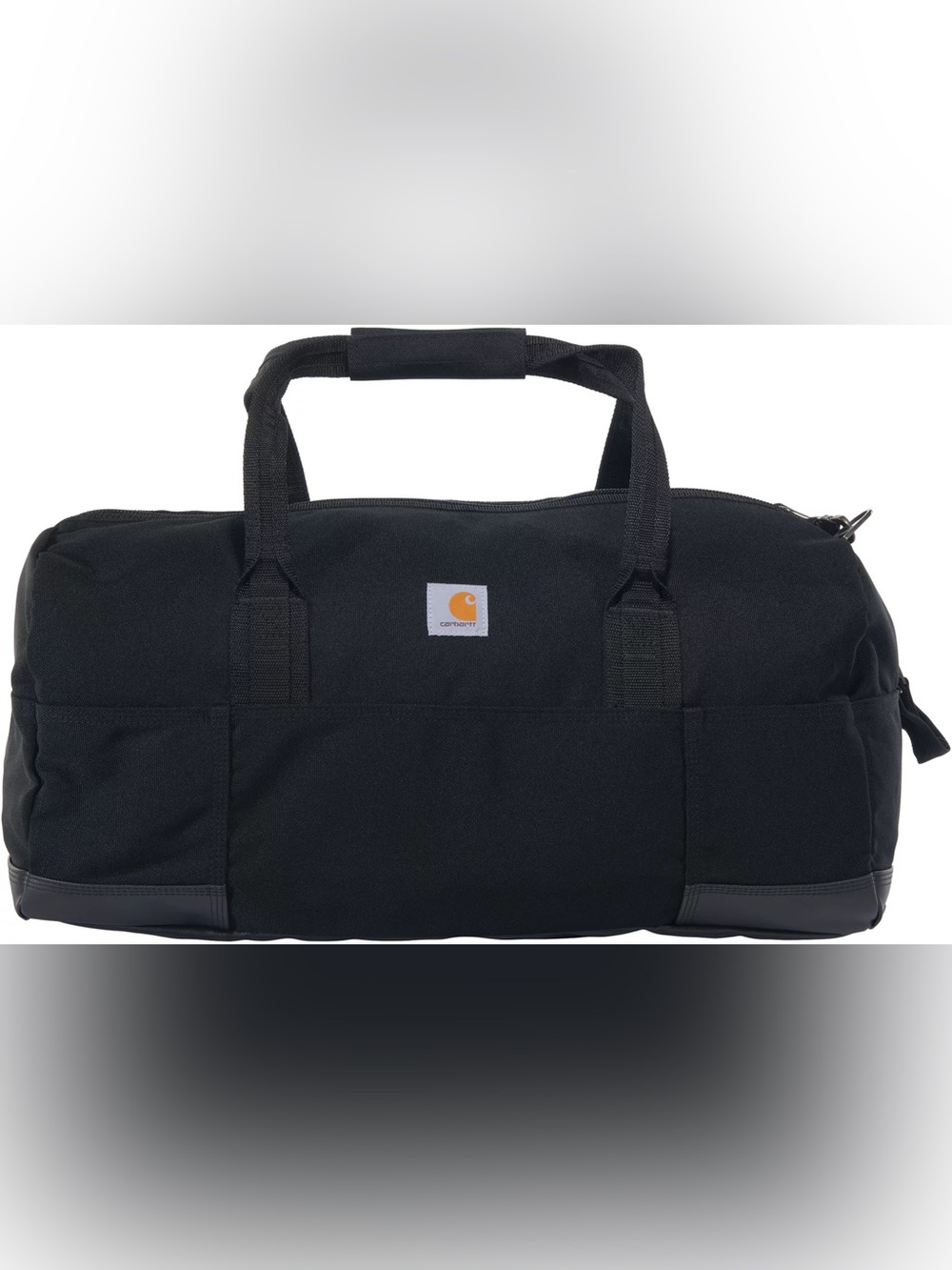 Carhartt Black Heavy Duty Duffle Travel Work Gear Bag